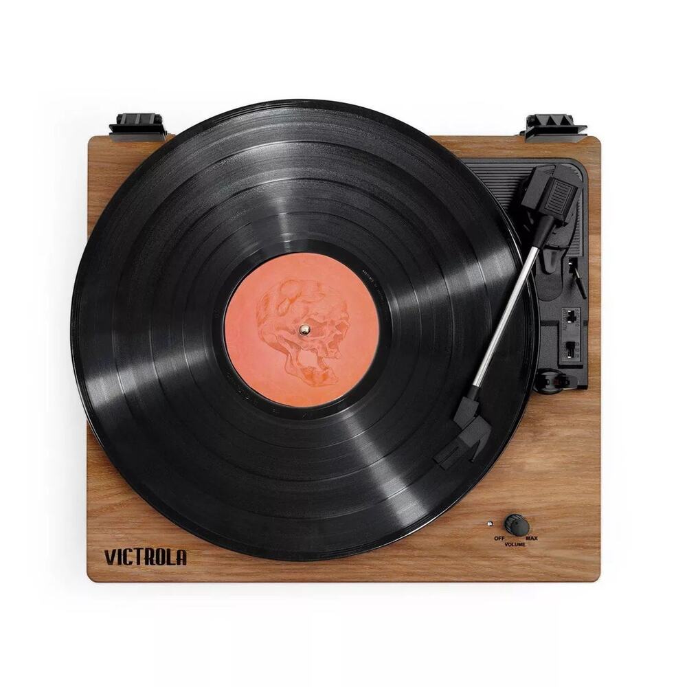 Victrola The Kingfield Record Player Bluetooth Shelf System w Bookshelf Speakers - Picture 7 of 10